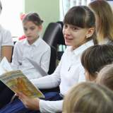 изображение: Фото 26. 2018.10.23 Елизавета Лабодина в гимназии №35. Объединение детских библиотек Тольятти