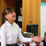 изображение: Фото 46. 2018.10.23 Елизавета Лабодина в гимназии №35. Объединение детских библиотек Тольятти