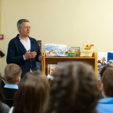 изображение: Фото 12. 2023.11.13 Встреча с Алексеем Козловым. Объединение детских библиотек Тольятти