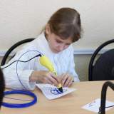 изображение: Фото 5. 2018.02.14 Мастер-класс «Рисование 3D-ручкой». Объединение детских библиотек Тольятти