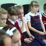 изображение: Фото 29. 2018.10.23 Елизавета Лабодина в гимназии №35. Объединение детских библиотек Тольятти